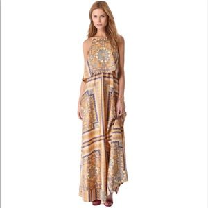 Torn Ronny Kobo Celina Scarf Maxi Dress Size M